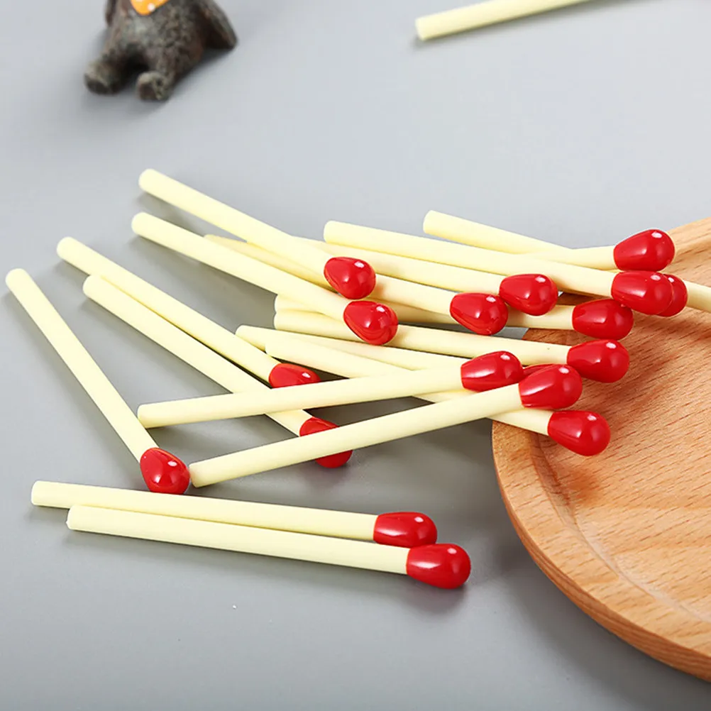

10Pcs Plastic Match Ballpoint Pens Short Handle Writing Pens Effortless Smooth Ink Comfortable to Hold Not Easy Slipping Ideal