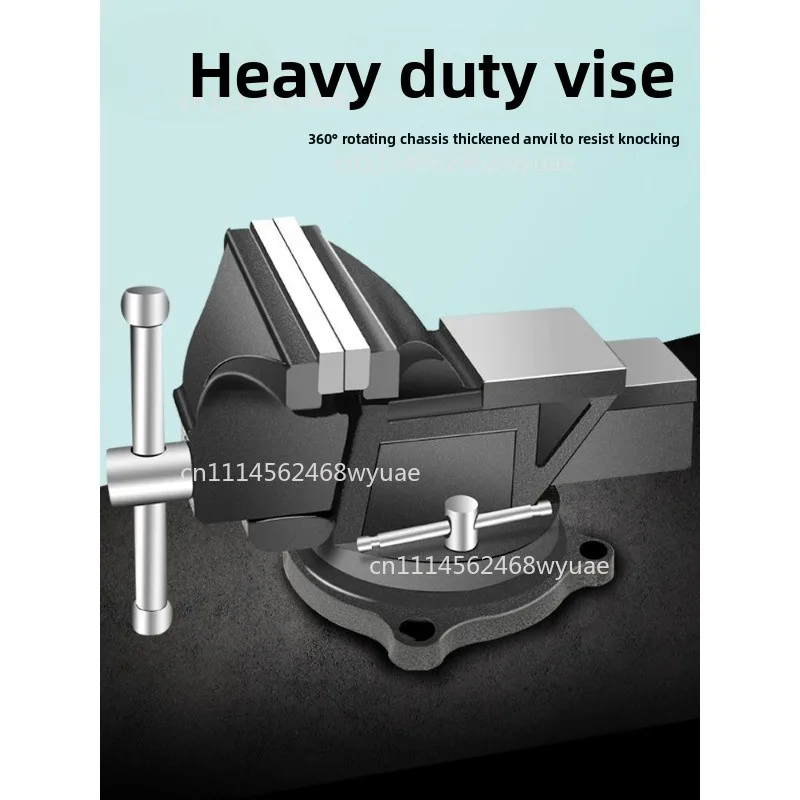 Vise Industrial Grade Heavy Duty Vise Multifunctional Tiger Table Vise Workbench Flat Clamp 6 Inch 8 Stable and Durable
