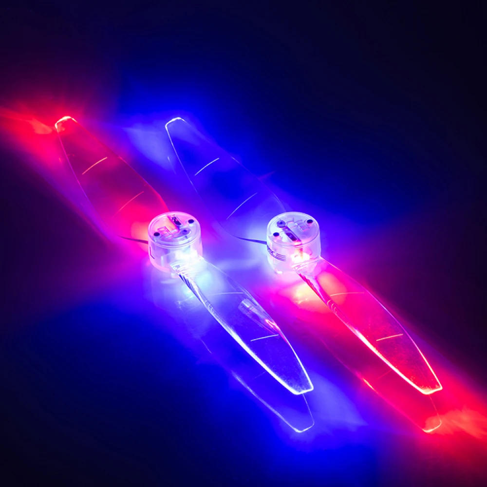 4pcs Flashing Ring Blade with USB Charging Cable LED Night Flight Propeller for DJI AIR3 Drone Accessories