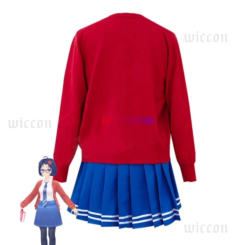 Mila Gioco Cosplay MiSide Pazzo Miла Мита Mila Mita Costume Cosplay Ragazza Scuola JK Uniformi Parrucca Vestito per Donna