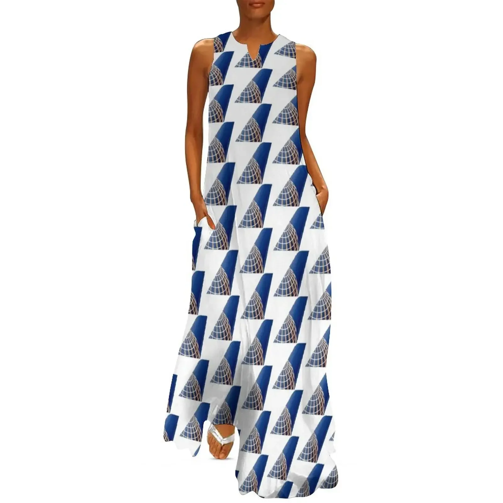 

United Airlines Long Dress dresses ladies 2025 summer african dresses for woman dresses for womens fairy dress Dress