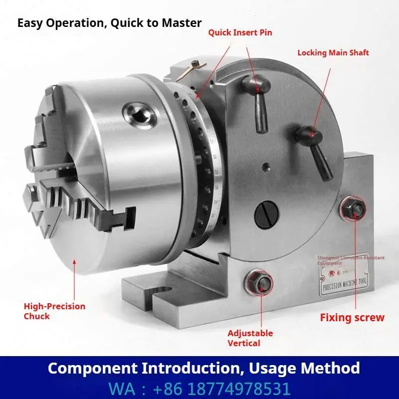 

Dividing Head Vertical and Horizontal Dividing Head Precision Universal Dividing Head Machine Semi-Universal