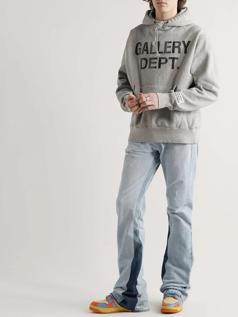 뉴 베이직 슬레 라이트 블루 웨이드 벨 보트 진스 다용도 롱 팬츠 미들 웨이스트 아메리칸 슬레 캐주얼 루즈 핏