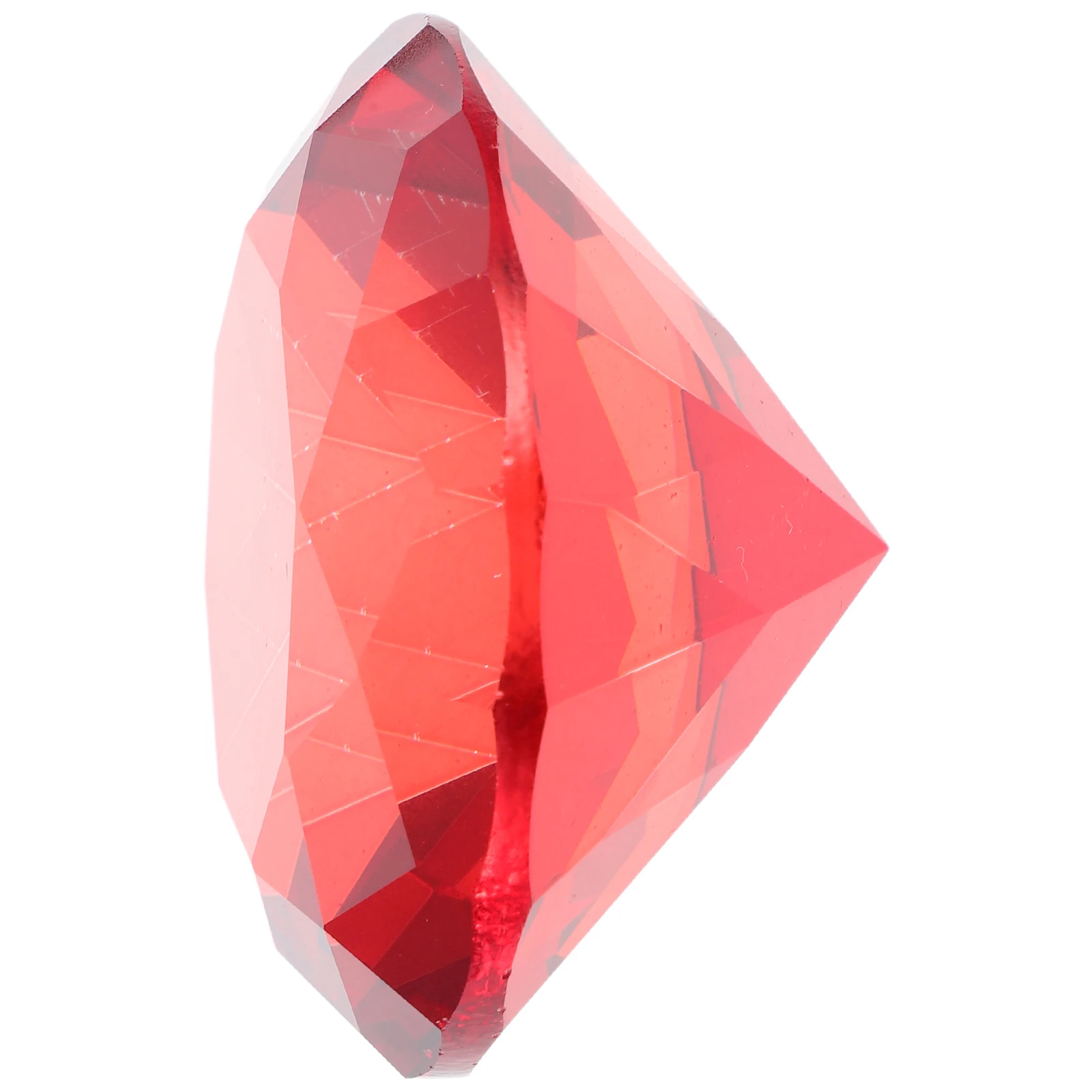 

60 Mm Large Red Gems Artificial Diamonds Decorations Colored Toy Wedding Centerpiece Faux Craft