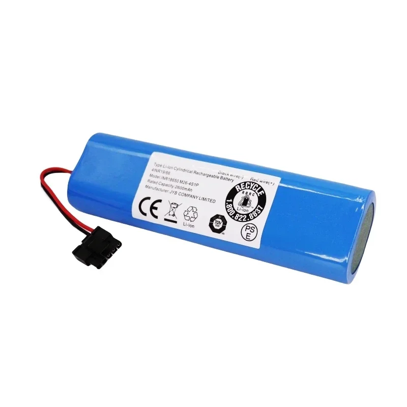 14.4V 3200mah  for Viomi V2 pro V-RVCLM21B and Mi Vacuum Mop-P STYJ02YM Robot  Vacuum Replacement Battery