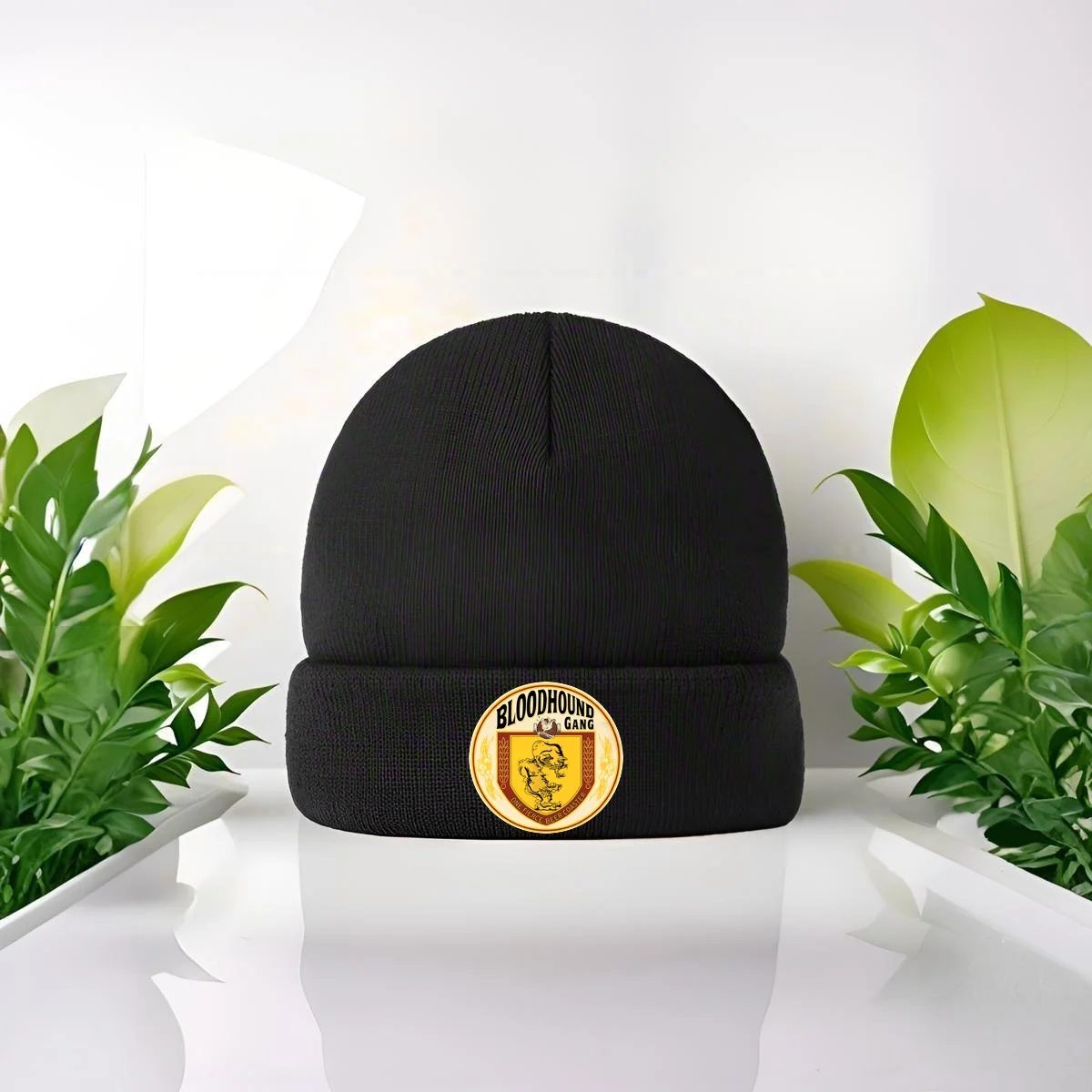 BLOODHOUND GANG 2026 새로운 유니섹스 니트 모자 - 멀티 컬러, 따뜻하고 편안한 겨울 모자, 남성용 스타일리시한 모자