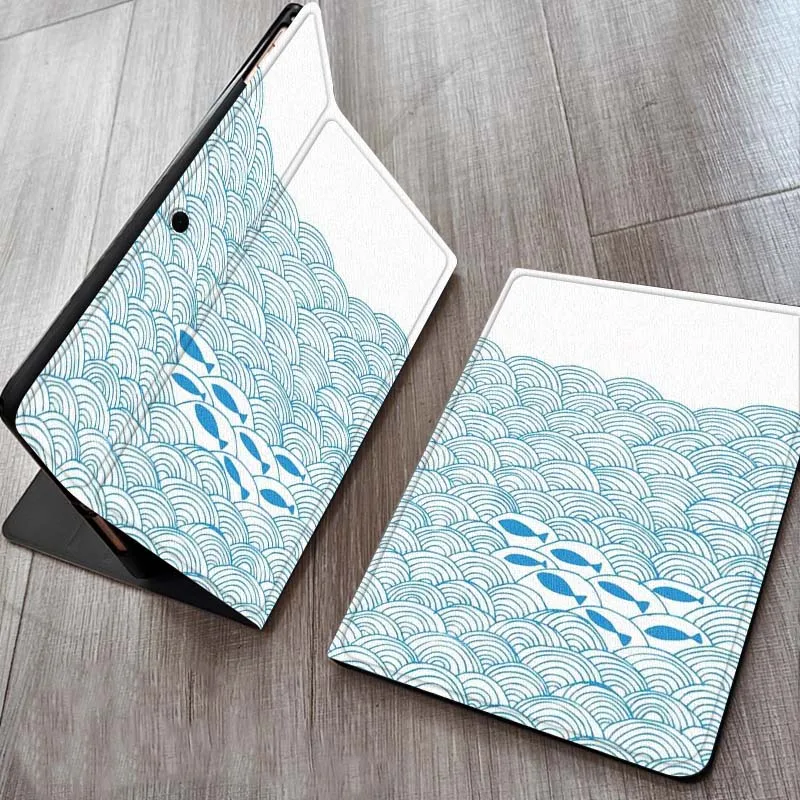 

Cartoon Parrot Leaf Pattern For OPPO Realme Pad Air X 10.36 11 Inch Tablet Case