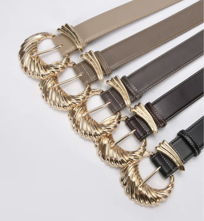 แฟชั่นผู้หญิงของแท้หนังรัดตัวหญิง Cummerbund Coat เข็มขัดชุด Decration เข็มขัดกว้าง J1067