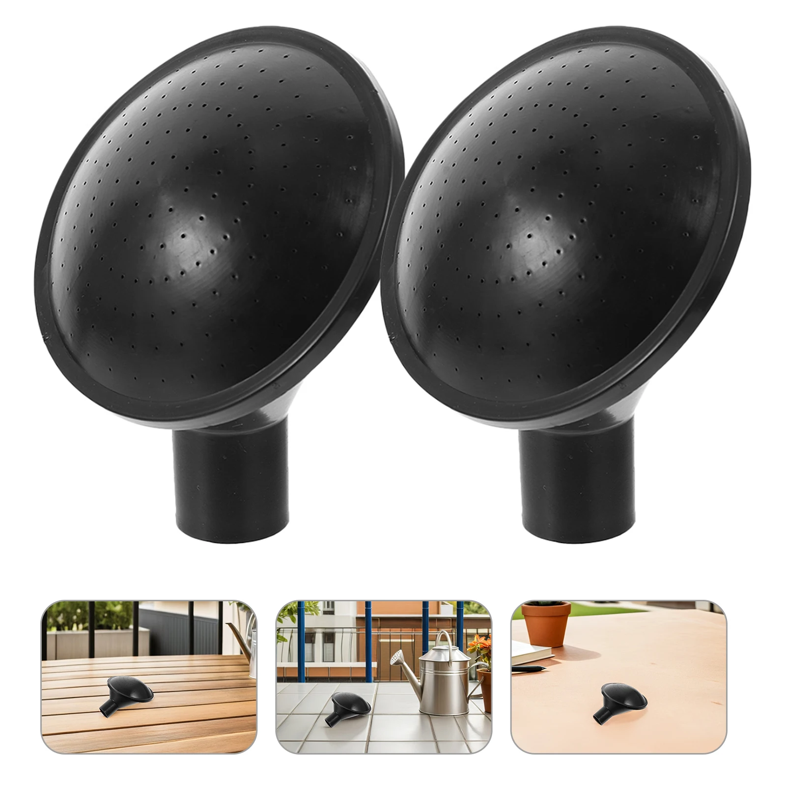

2pcs Cute Watering Can Head Indoor Outdoor Gardening Tool Plastic Sprinkler for Glass Bonsai Durable Universal Fit Easy Watering