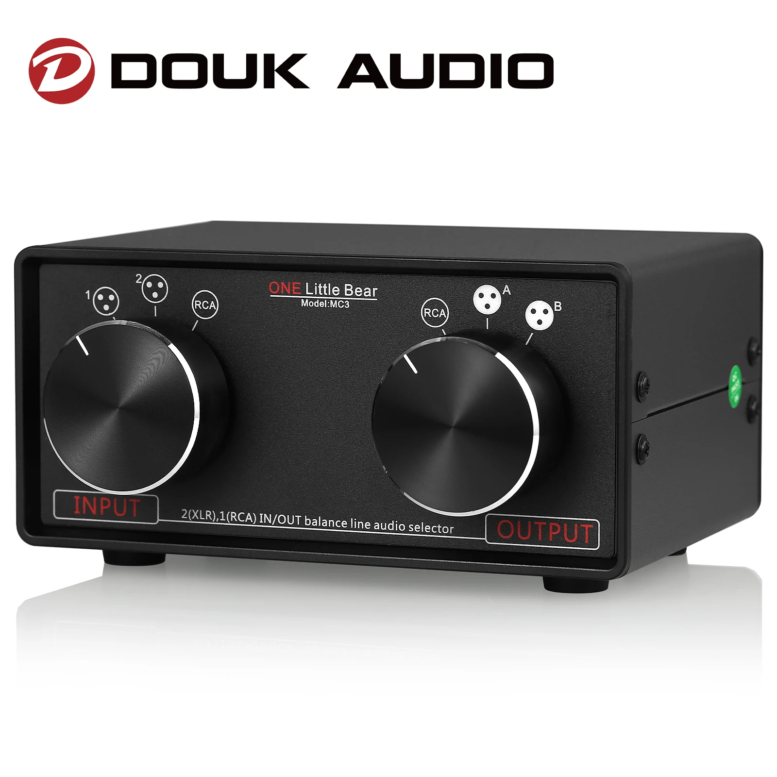 douk-audio-nobsound-3-in-3-out-xlr-balanced-rca-stereo-converter-audio-selector-box-passive-preamp-for-home-amplifier