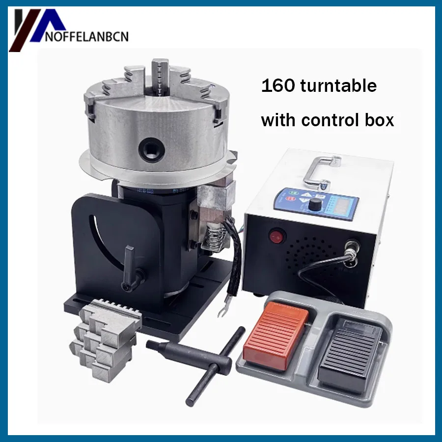 

Laser handheld welding argon arc welding marking machine, electric rotary table, CNC circumferential seam welding positioner