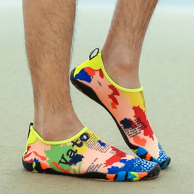 Quick-Drying Summer Water Shoes Unisex Seaside Beach Sock Barefoot Sneakers Men Swimming Upstream Sports Diving Aqua Shoes Women image 3