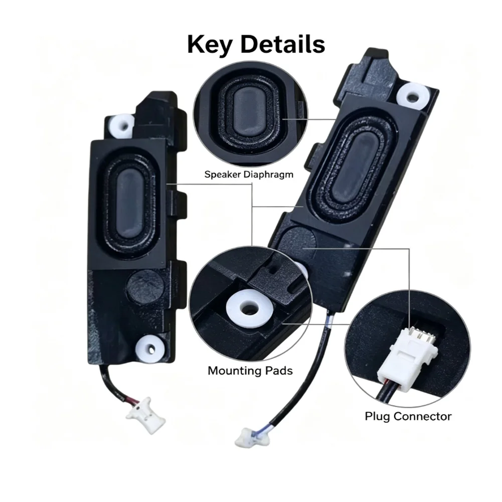 Built In Speaker Left Right Set PC ABS Material For ACER AN515 55 AN515 57 PH315 53 A515 56 For Laptop Internal Audio Module
