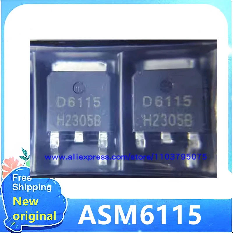 

5PCS/LOT ASM6115 D6115 TO 252 100% New original stock