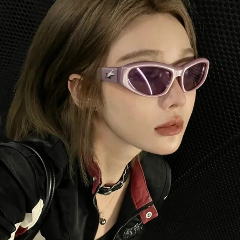 

Futuristic Cyberpunk Star Y2K Glasses Sunglasses