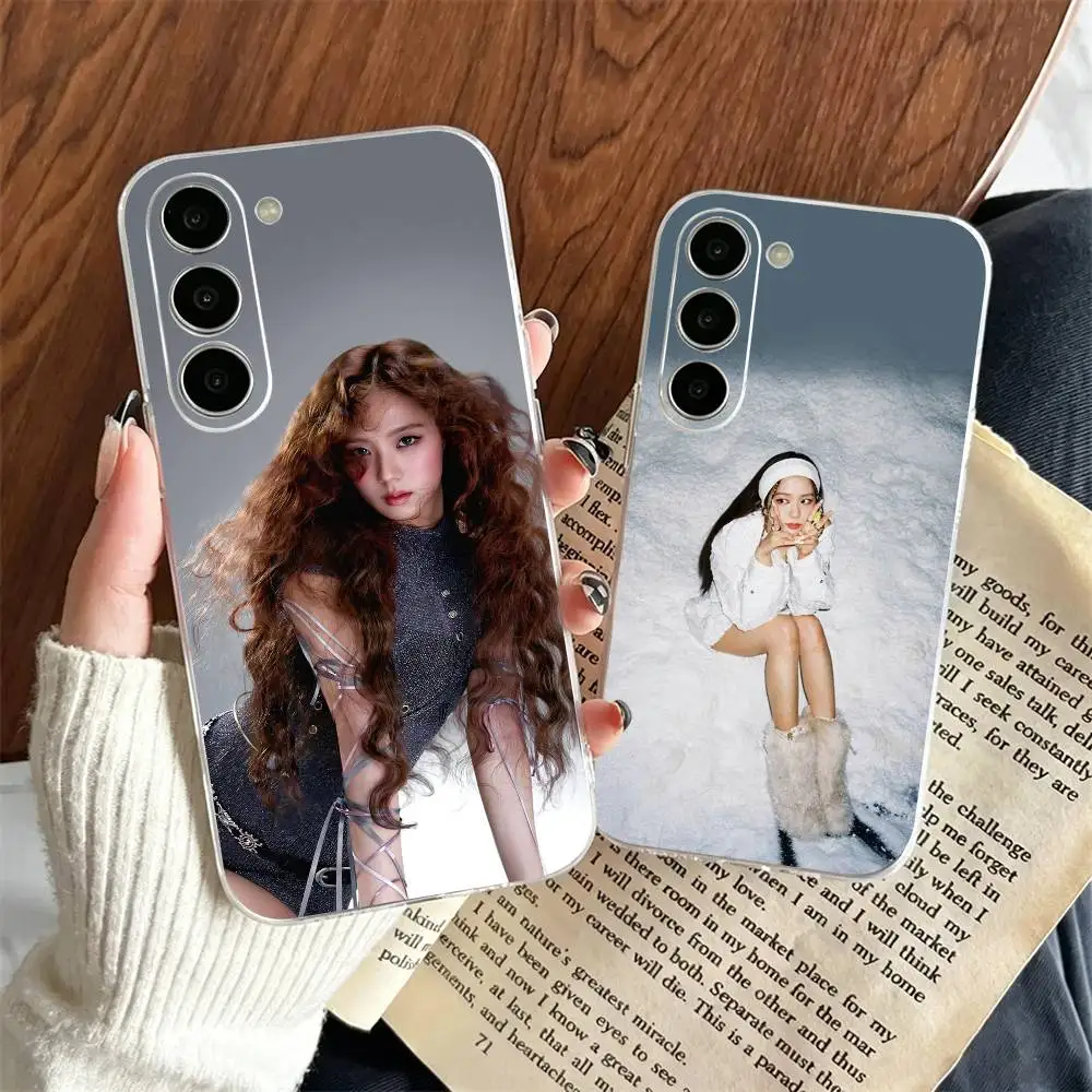 K-Kpop K-Kim J-Jisoo   Phone Case For SamsungA10,12,20,21S,30,31,40,50,51,52,70,71 Transparent Cover