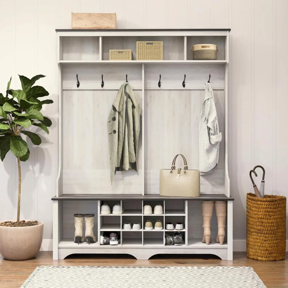 

Shoe Storage Cabinet Set of 2, Large Tall ShoesCabinets, Rattan Shoes Cabinet Storage for Entryway, Shoe Hanger