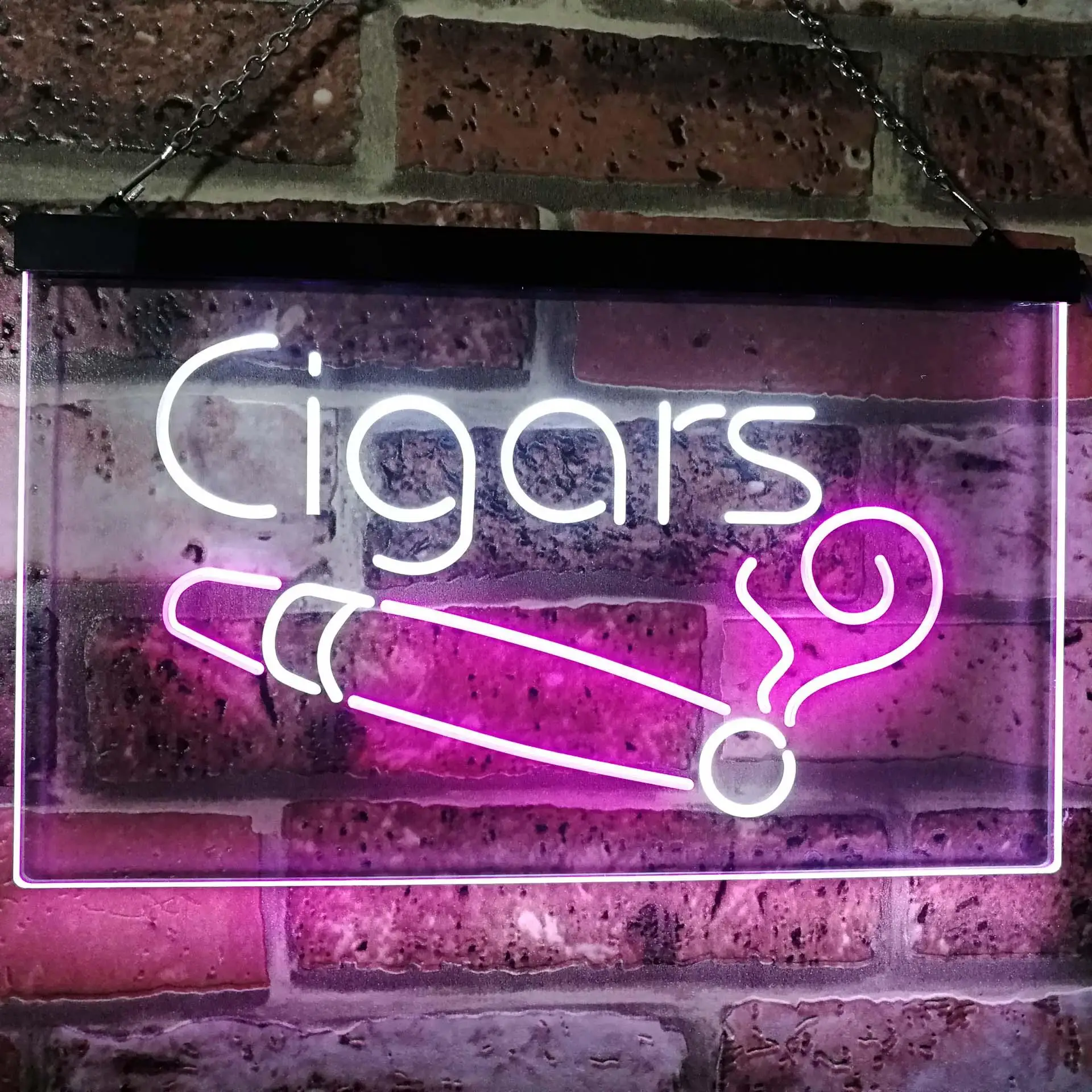 

Cigars Lover Dual Color Led Neon Sign st6-i2335