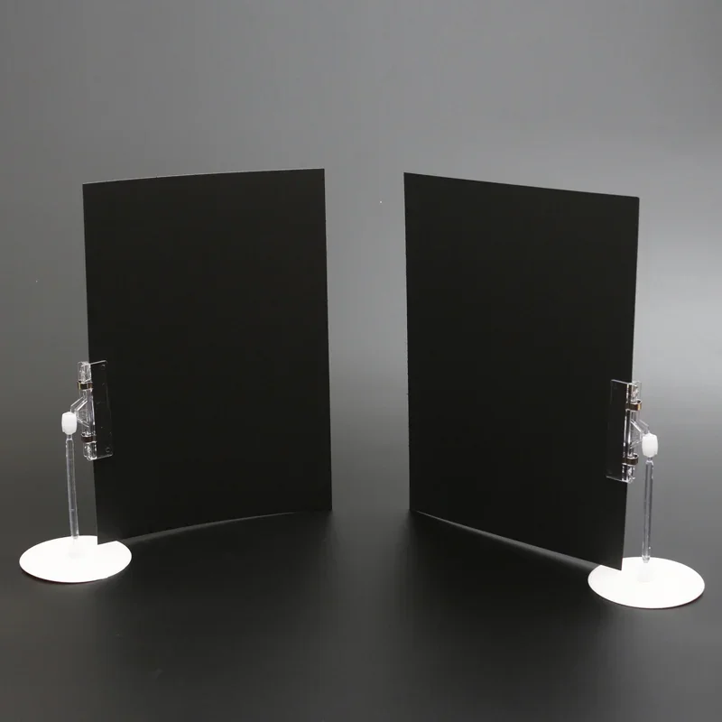 Product Photography Equipment A4 White Black Cardboard with Bracket Set Reflective Plate Hook Edge Cardboard