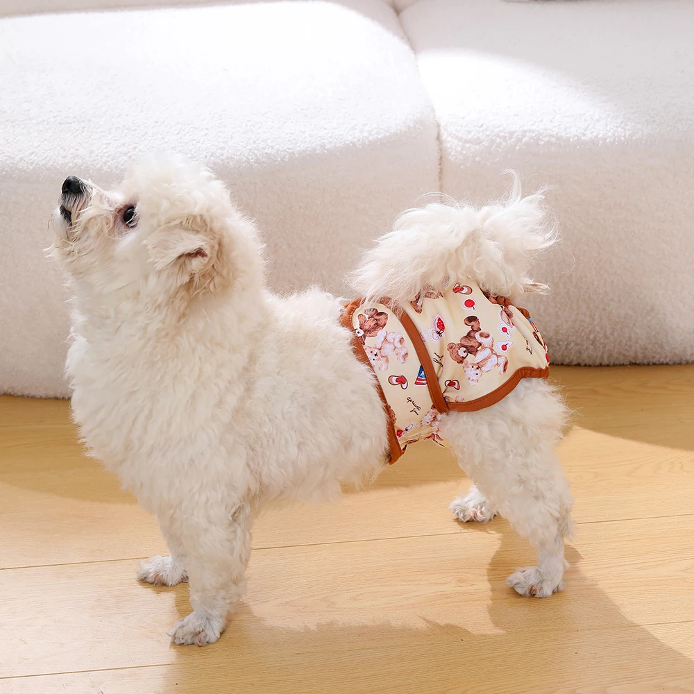 Biai 1PC Resuable Female Dog Diaper Washable Pet Physiological Pants Waterproof…
