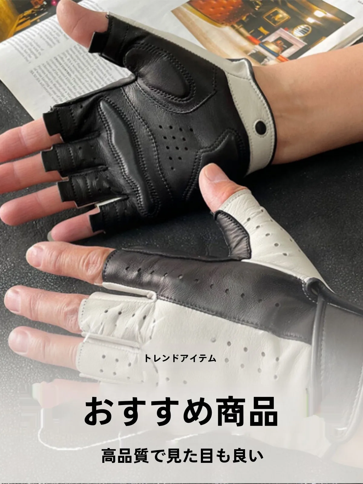 pittards-genuine-leather-f-finger-driving-gloves-for-car-and-motorcycle-riding-anti-slip-palm-protection-youth-men's-sle
