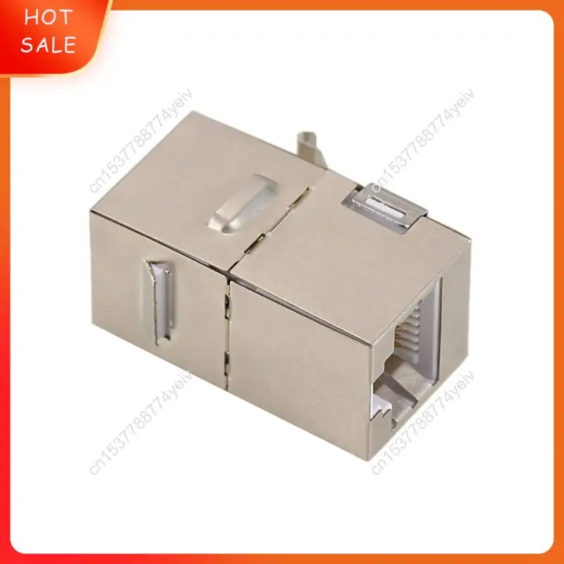 10PCS Pass Through Gigabit Ethernet Cat6a RJ45 T568B Jacks Toolless Network Modules Shielded LAN Connector Socket A62X