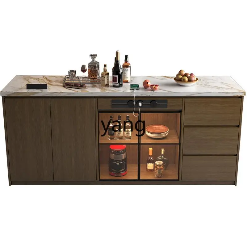 

YHM Rock Board Sideboard Tea Water Wall-Mounted Storage Cabinet for Home Use
