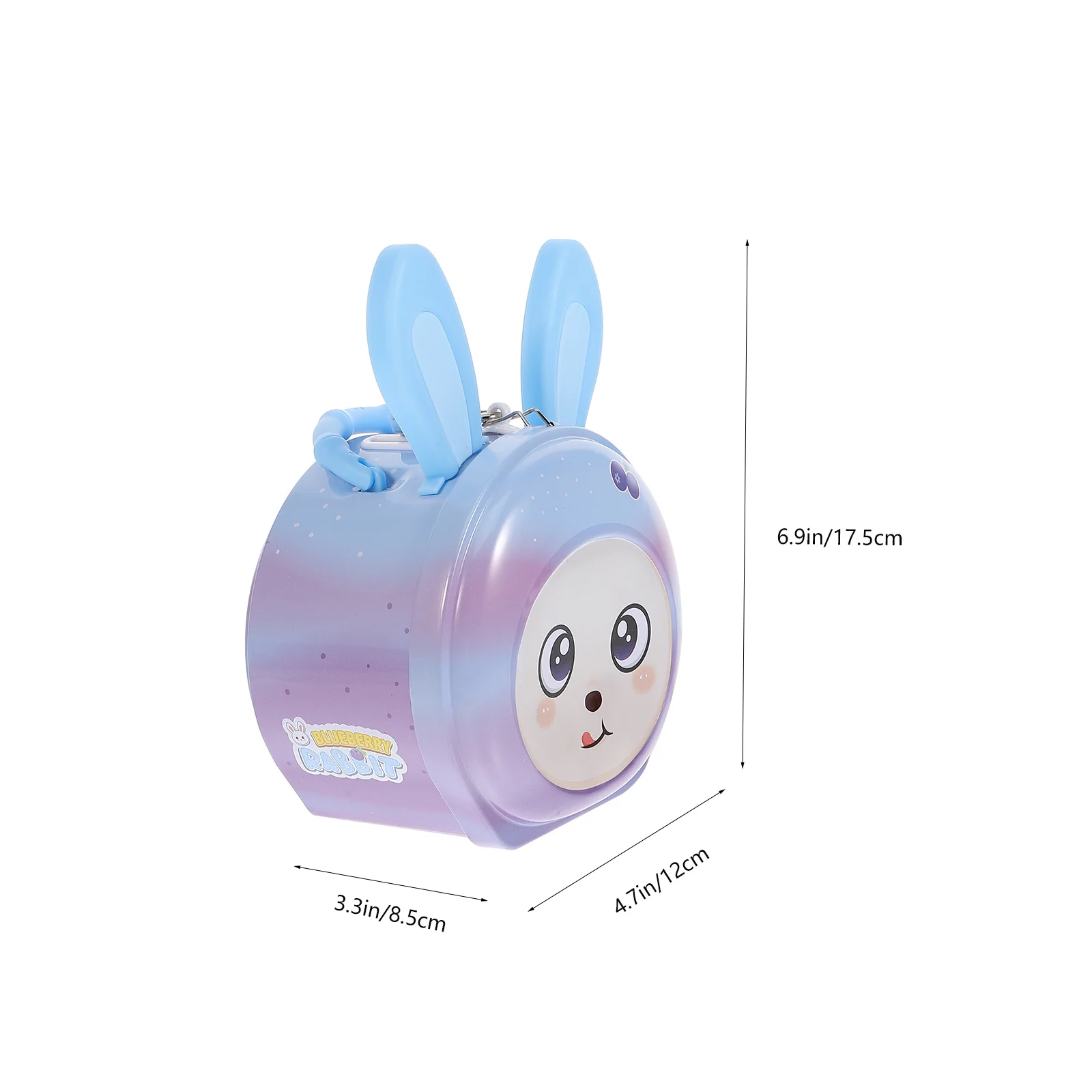 Tirelire de lapin de dessin animé pour enfants, avec serrure, mignon lapin, boîte d'économie de pièces de monnaie, décor de bureau, pot de stockage d'argent, cadeau pour filles et garçons