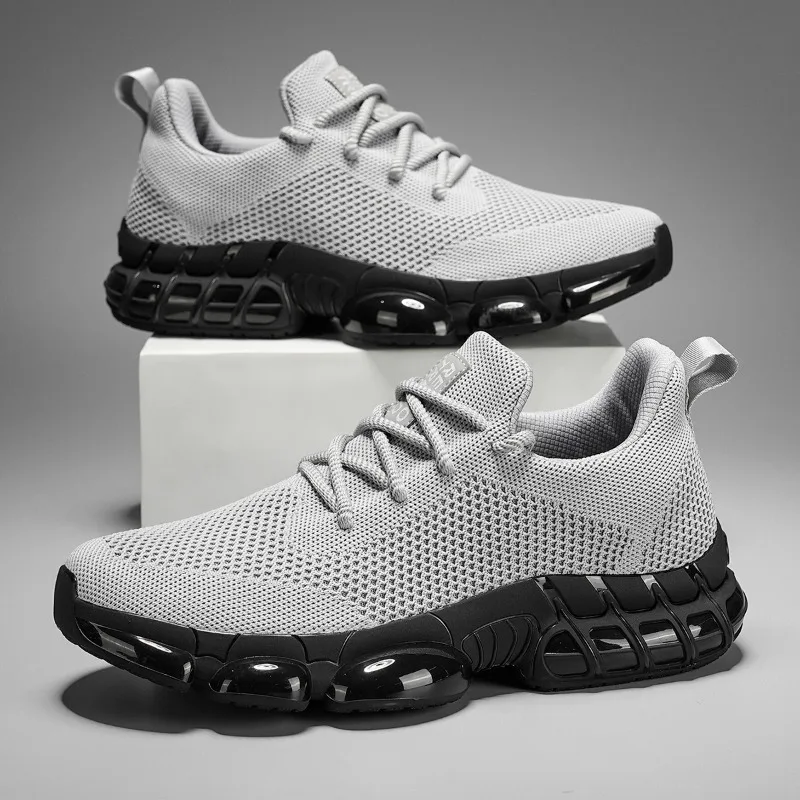 

Новые мужские повседневные спортивные кроссовки: дышащие, легкие, сетчатые, для бега, фитнеса и ходьбы, нескользящие и износостойкие