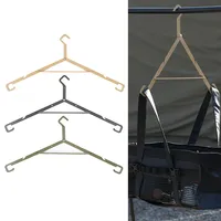 Outdoor Clothes Drying Rack Iron Portable Detachable Foldable Multifunctional Storage Rack Camping Coat Hanger Accessories
