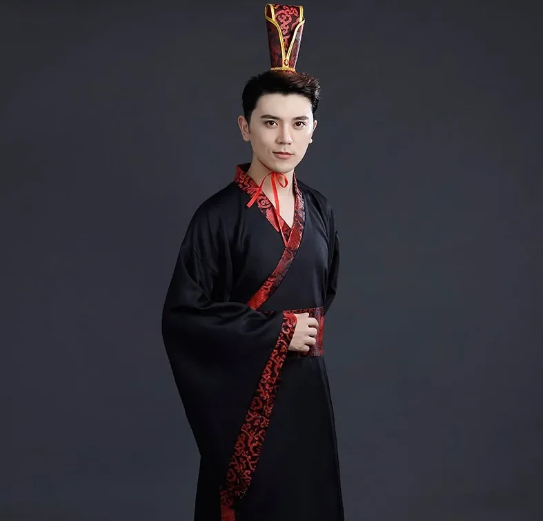 Ancient Chinese Male Hat Cosplay Hanfu Hair Acessory for Cosplay Costumes Headwear