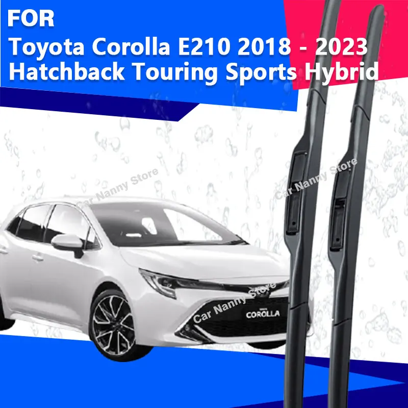 

Щетки лобового стекла для Toyota Corolla E210 2018-2023 Hatchback Touring Sports, гибридные автомобильные дворники, резиновая полоса