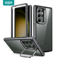 ESR Case for S23 Ultra Camera Kickstand Case for Samsung Galaxy 23 Ultra Reinforced With Shock -Absorbing Air-Guard Cover