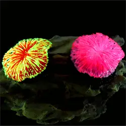 1 piece aquarium decoration saw coral, mini fluorescent coral, fish tank landscaping