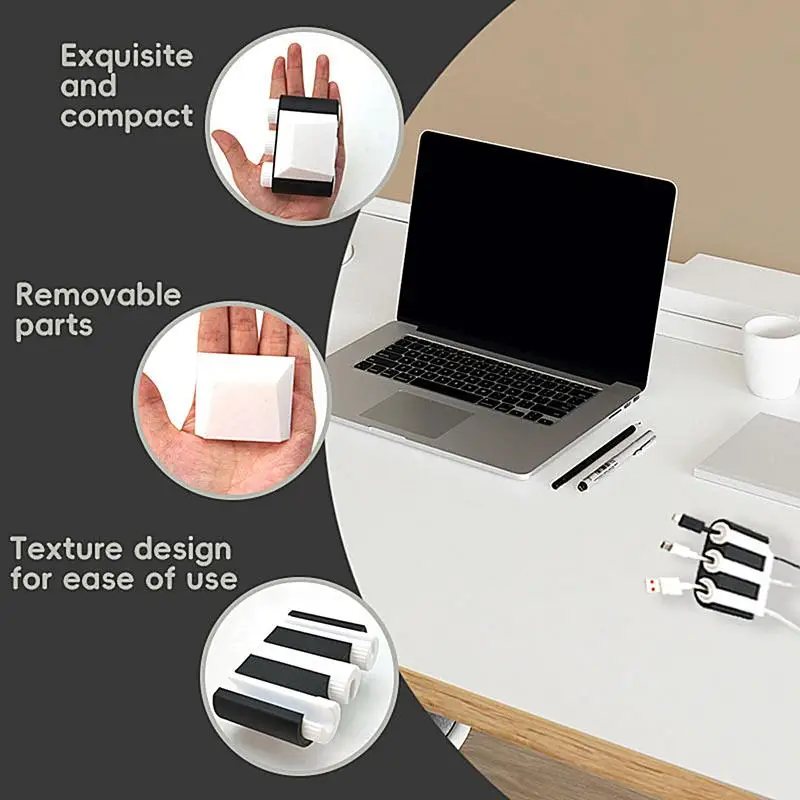 

Cord Clips For Desk Charging Cable Manager Lightweight Multifunctional Desktop Wire Organizer For Hotel Dormitory Workplace Home