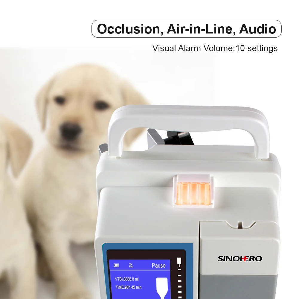 Portable Cheap Price Medical Vet Apparatus Equipment Compact Veterinary Infusion Pump With Fluid Warmer