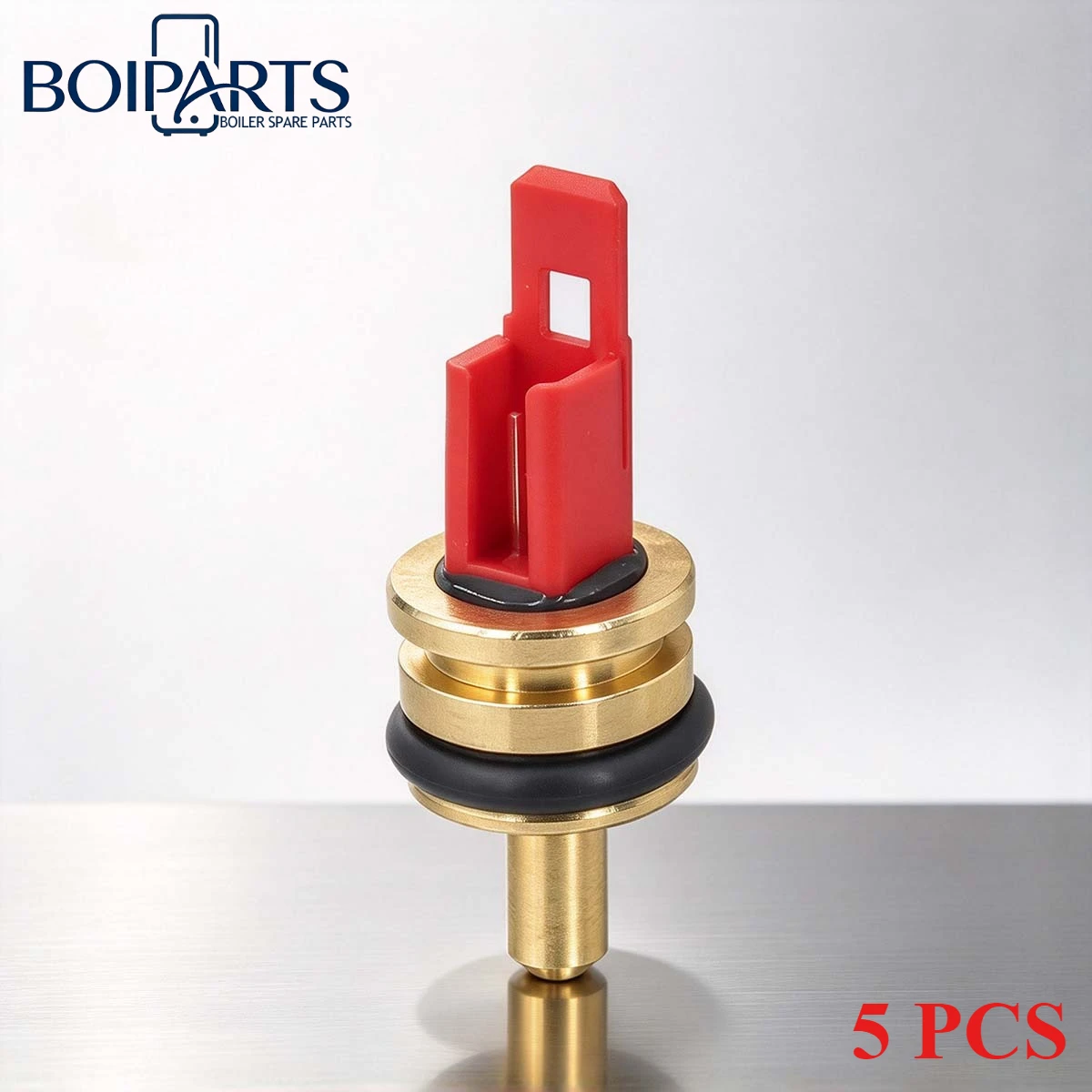 5 PCS NTC Water Temperature Sensor Probe Boiler Spare Accessories Compatible with Baxi 8435402 Ariston 65104338 Heating Boiler