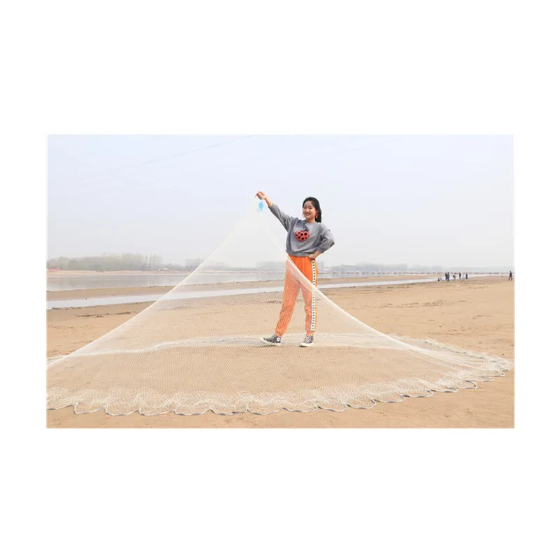 Cast Fishing Net, HDPE Line, China Tradition Handicrafts, Bottom Pocket Nets, High Strength