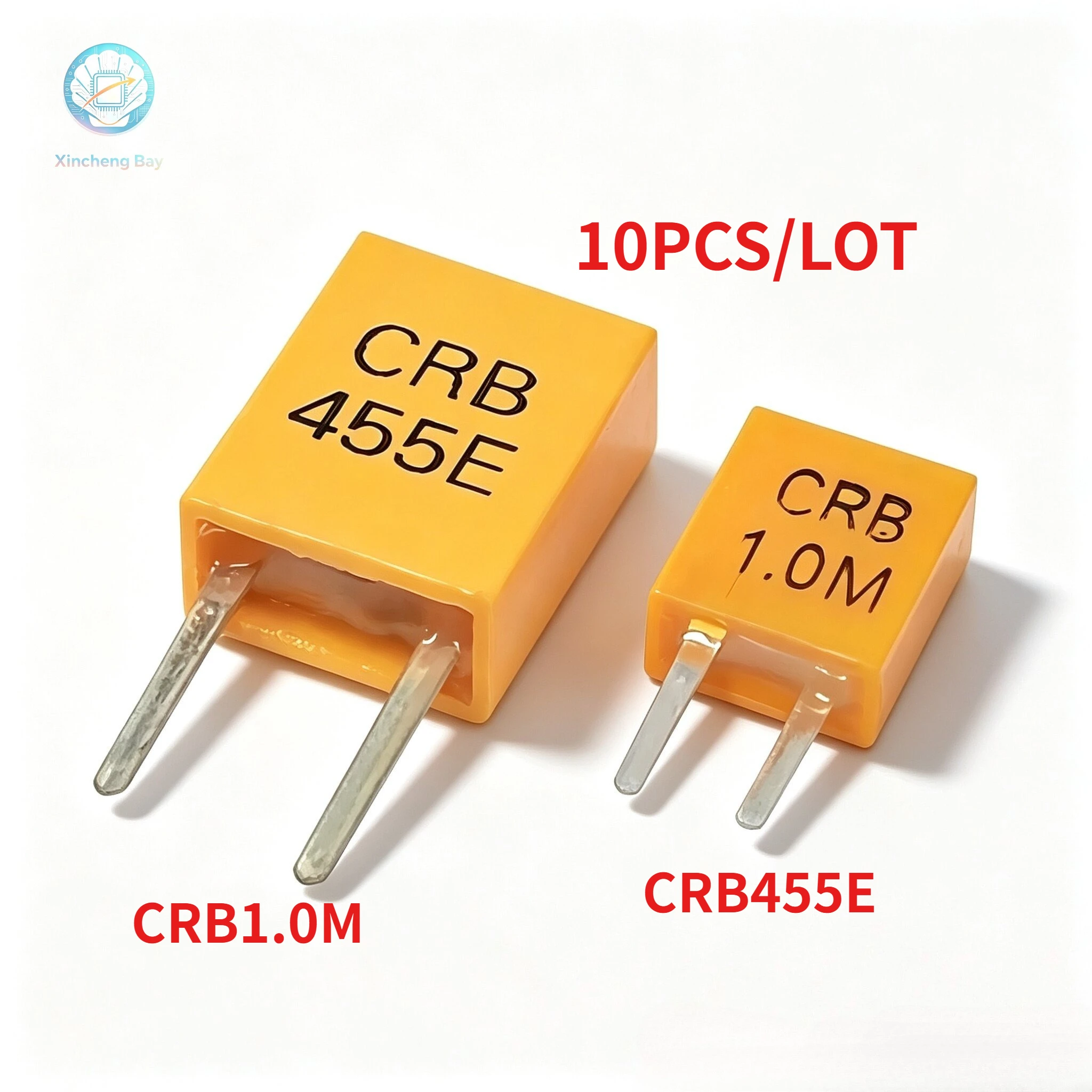 10PCS CRB 1.0M 1MHZ 1.000MHZ 455E DIP-2 Ceramic Crystal 1MHZ 1.000Mhz 2-DIP CRB1.0M Resonator DIP