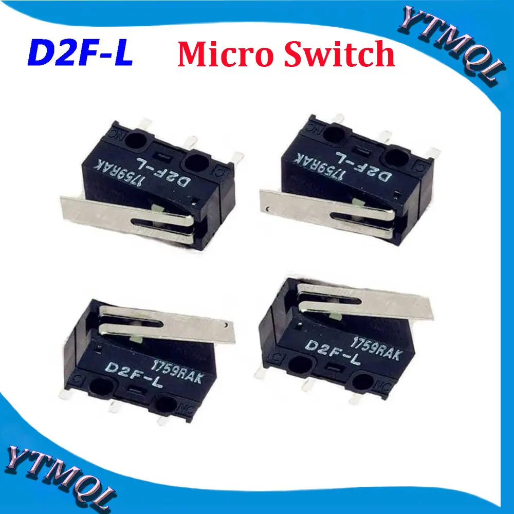 1-10Pcs Mouse Micro Switch D2F-L Mouse Button Fretting D2F