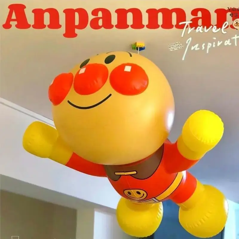 Japanese Anime Anpanman Large Hanging Inflatable Balloons Fitness Ball Bouncing Toy Room Decoration Children's Flying Toys