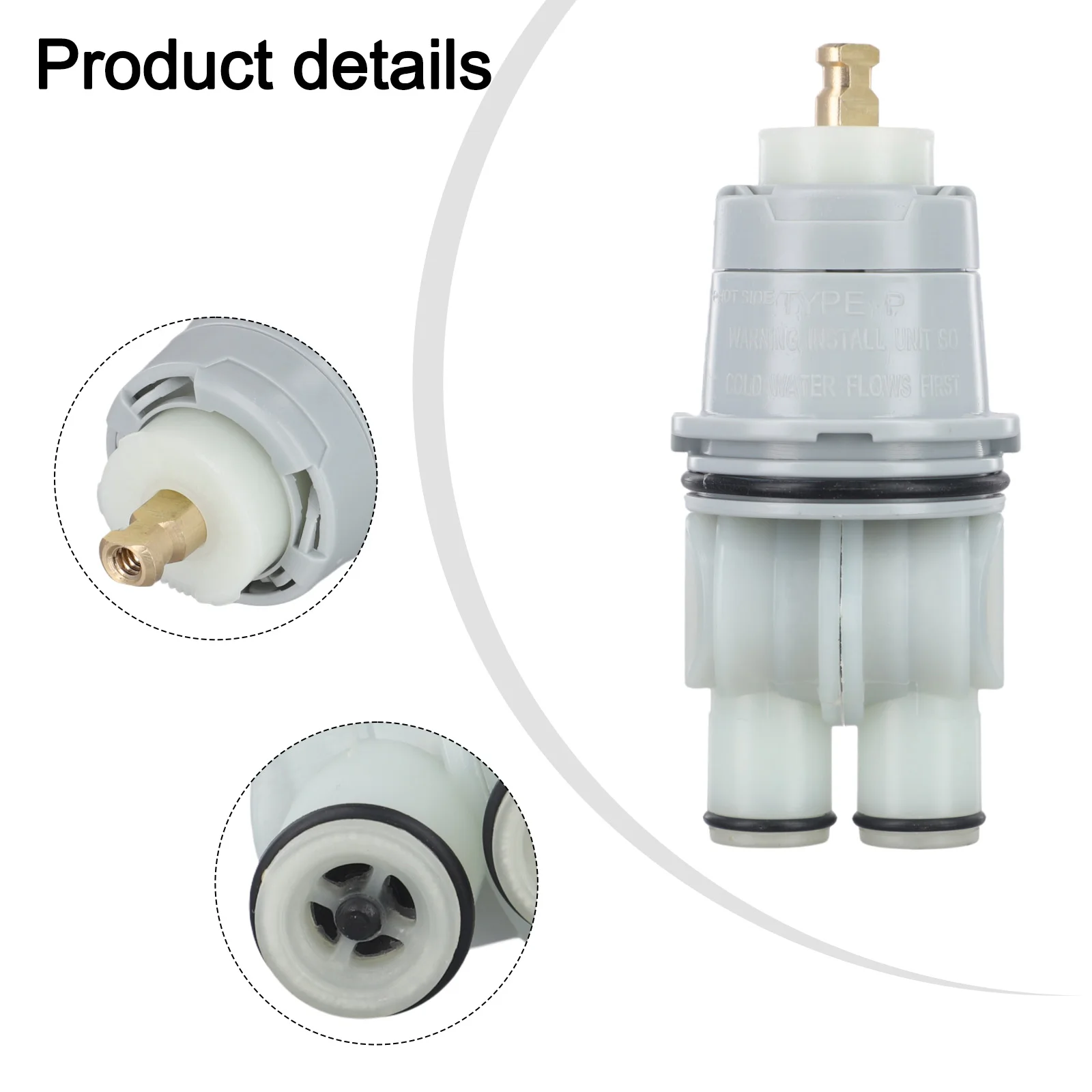 Brand New High Quality Home Improvement Valve Cartridge Valve Brand New High Quality Plastic+brass RP46074 For Delta MultiChoice