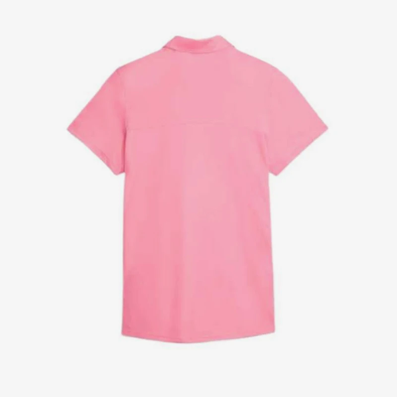 Puma genuine new women's pink soft and simple casual short sleeved polo shirt 532989-21