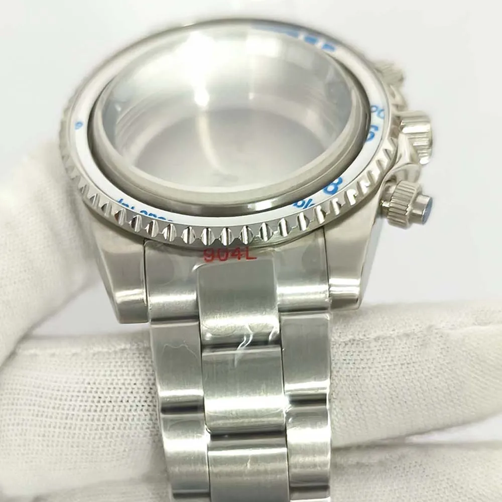 40mm-sub-quartz-watch-case-brushed-bracelet-flat-sapphire-crystal-oyster-bracelet-watch-parts-for-vk63-movement