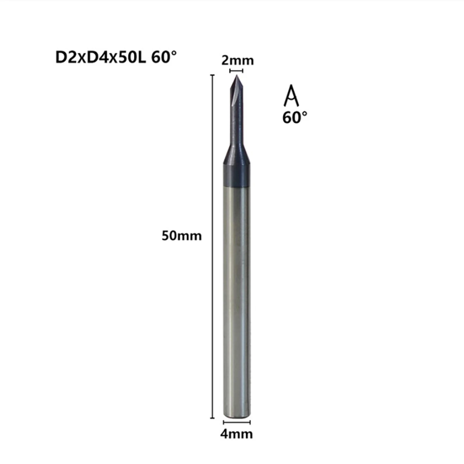 

Chamfer End Milling Cutter Router Accessories 3Flute 60Degrees Chamfer Cutter Milling Replacement For Handworking