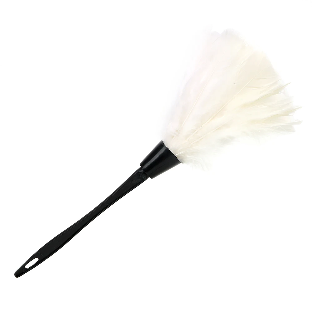 For Furniture Car Clean 4 Colors Household Home Cleaning Tools Soft Turkey Feather Duster Long Handle Dust Brush