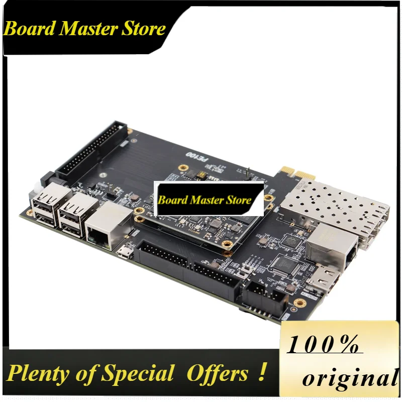 BoMaSFpga Pcle2.0 Development Board Zynq7000 Soc Xc7z015 With Gigabit Ethernet Fibre Optic Sfp Hdmi-compatible Usb2.0 Uart