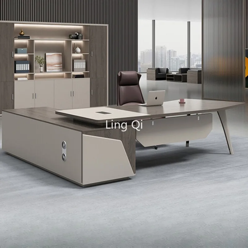 Luxury Home Art Office Desk Executive Boss Designer Vintage Computer Desks Unique Customized Mesa Escritorio Office Furniture