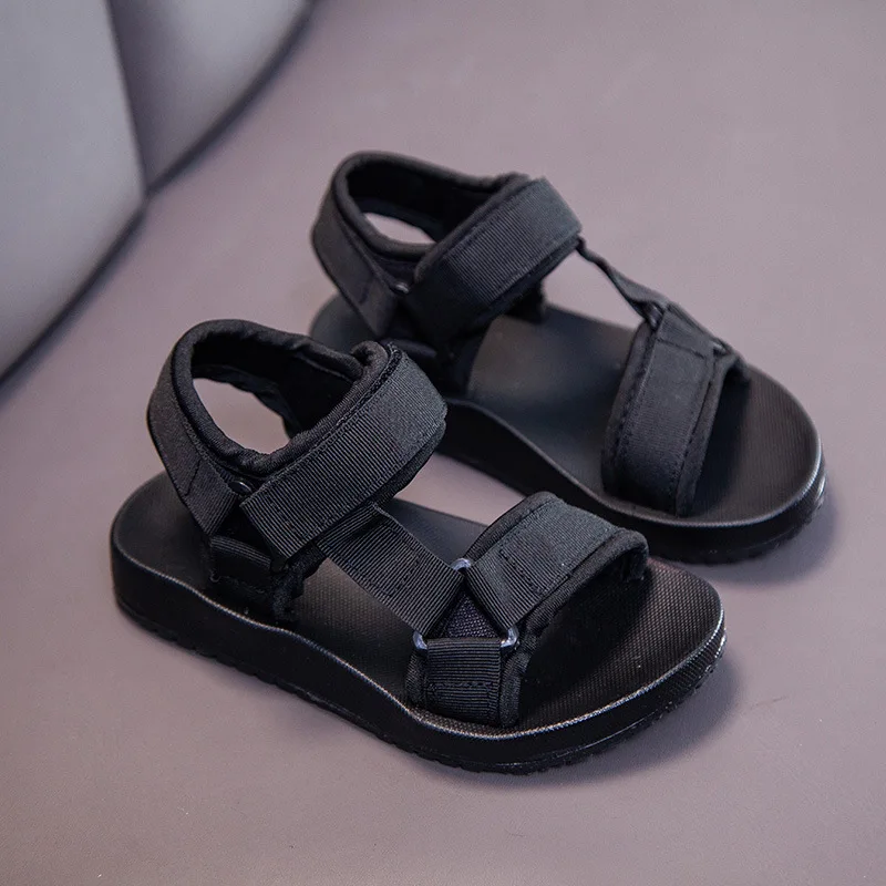 2021 Zomer Jongens Sandalen Casual Kinderen Kinderschoenen Rubber School Ademend Open ToeBoy Strandsandaal - afbeelding 1