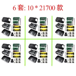 DCB200 10*21700 Li-ion Battery Plastic Case PCB Charging Protection Circuit Board For Dewalt 18V 20V 8Ah Lithium Tool Box Shell